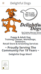 Mobile Screenshot of delightfuldogs.net